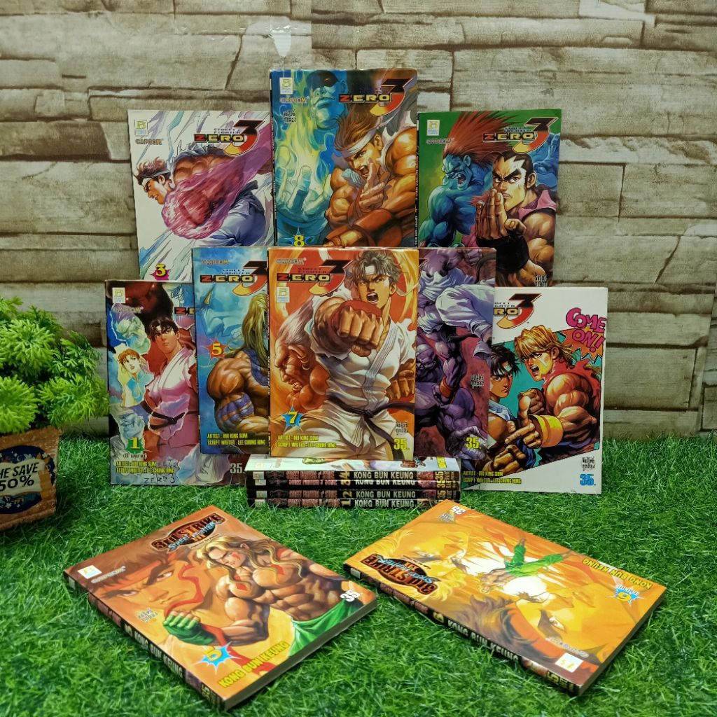 📚⚔️🛡️🪤หนังสือการ์ตูนเรื่อง: STREET FIGHTER 3 rd STRIE 1-6 จบเล่ม + STREET FIGHTER ZERO 3 1-8 จบเล่ม 