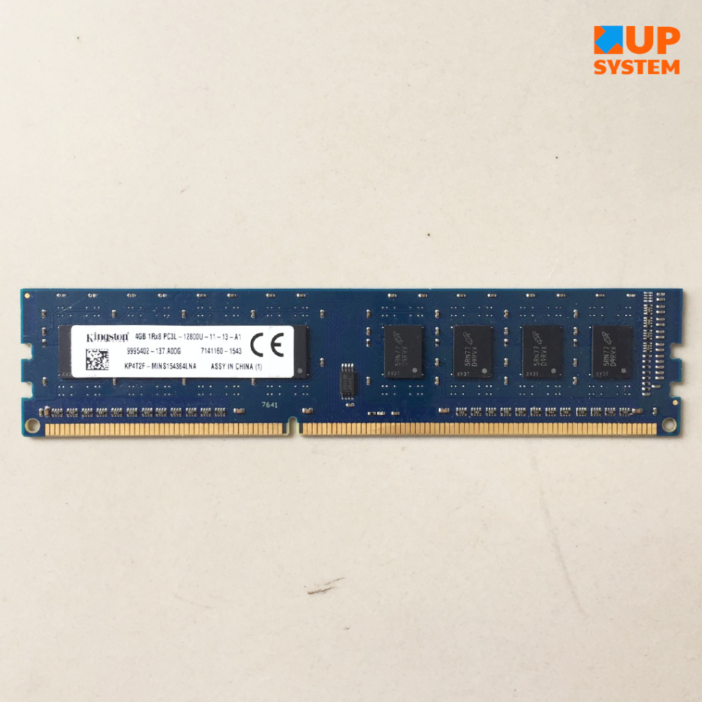 RAM แรม 4GB /1Rx8 PC3L 12800U /ECC /Kingston (มือ2)