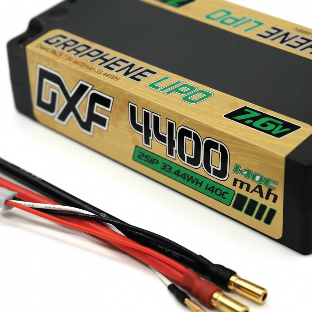DXF (NGP)  Shorty Lipo 7.6V 2S140C 4400mAh/6300mam  7000mah Hardcase For 1/10 Buggy Truggy Offroad B