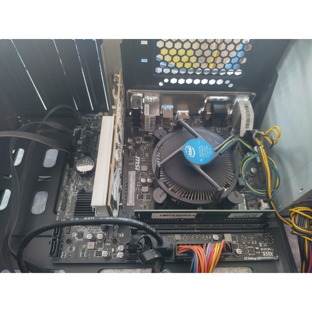 ชุดเมนบอร์ด CPU I5-9400F (พัดลม) + MB MSI H310M PRO-VDH PLUS (ฝาหลัง) พร้อมใช้งาน