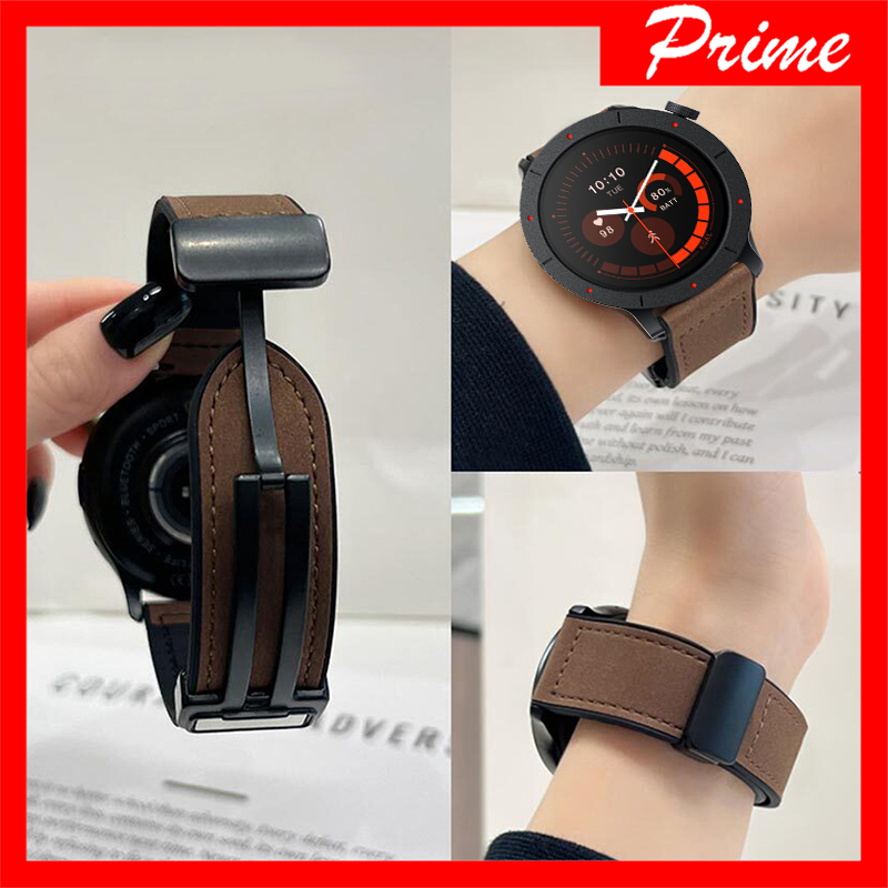 สายรัดหนังซิลิโคนแม่เหล็ก 22 มม. สำหรับนาฬิกา CMF Watch Pro 2 3 สายข้อมือสำหรับนาฬิกา CMF Watch Pro 3 สายนาฬิกา