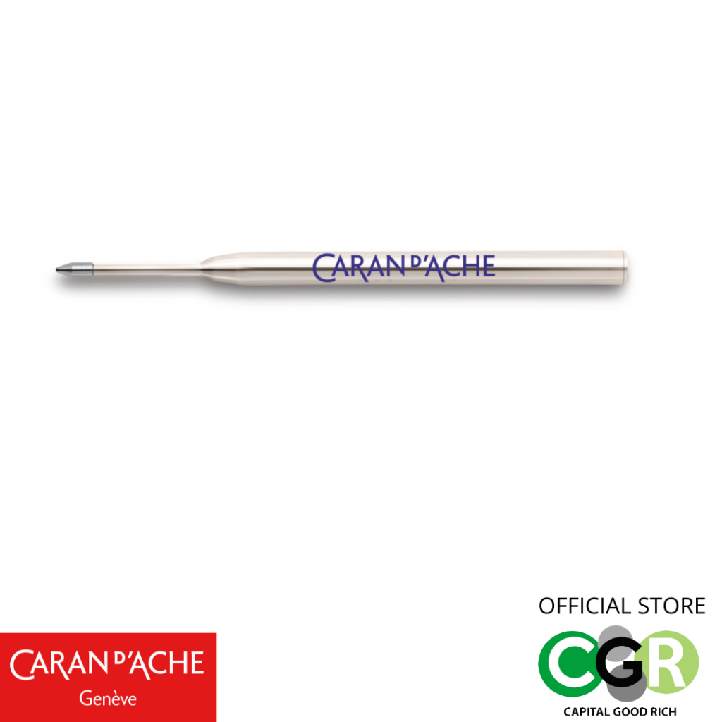 ไส้ลูกลื่น CARAN D'ACHE Goliath สีน้ำเงิน (Large 1.3 มม)