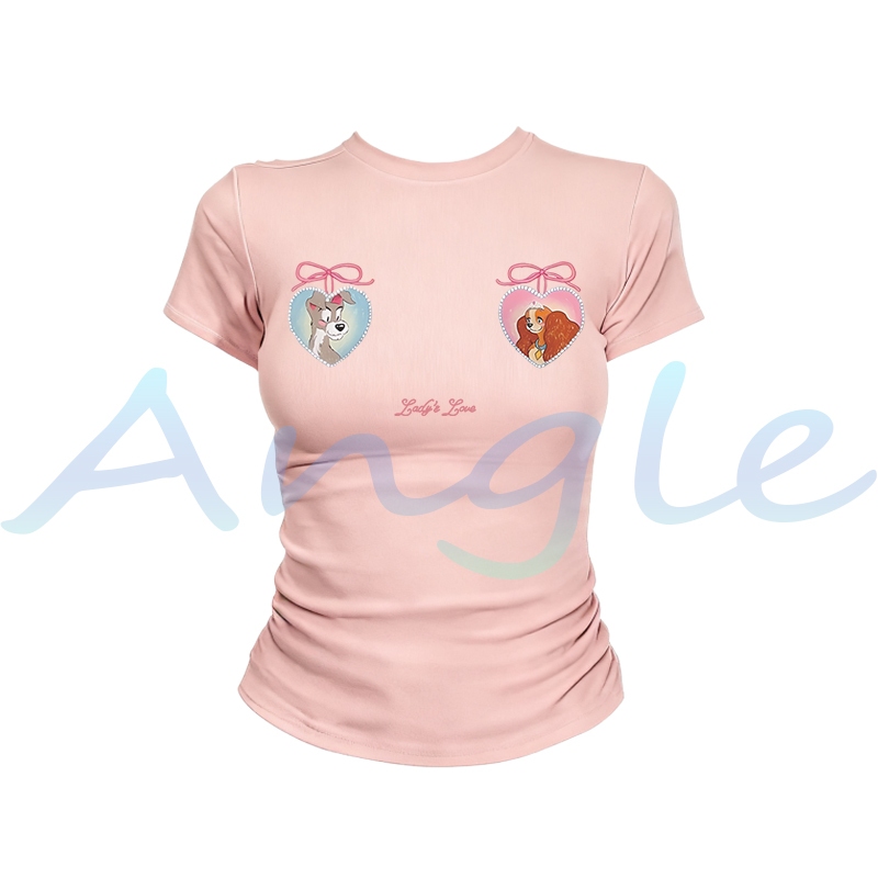 (จัดส่งตลอด 24 ชั่วโมง）Angle Official รุ่นใหม่ ทีชียืดมาก ตัวแปร่ง ทันสมัย ทีชี ผ้าเบาและสบาย ทีชีรุ่นใหม่ลายตัว   L13