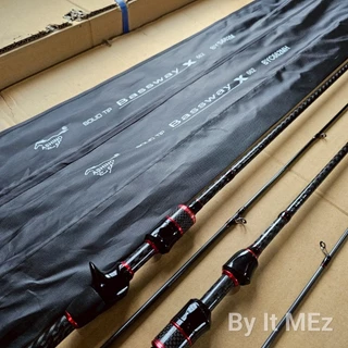 [ ของแท้ ] คันตีเหยื่อปลอม Ashino Bassway X-Cross รุ่นใหม่ 2025 กราไฟท์ ปลาย Solid 6.6/7 ฟุต คันสปิน/เบส ช่อน