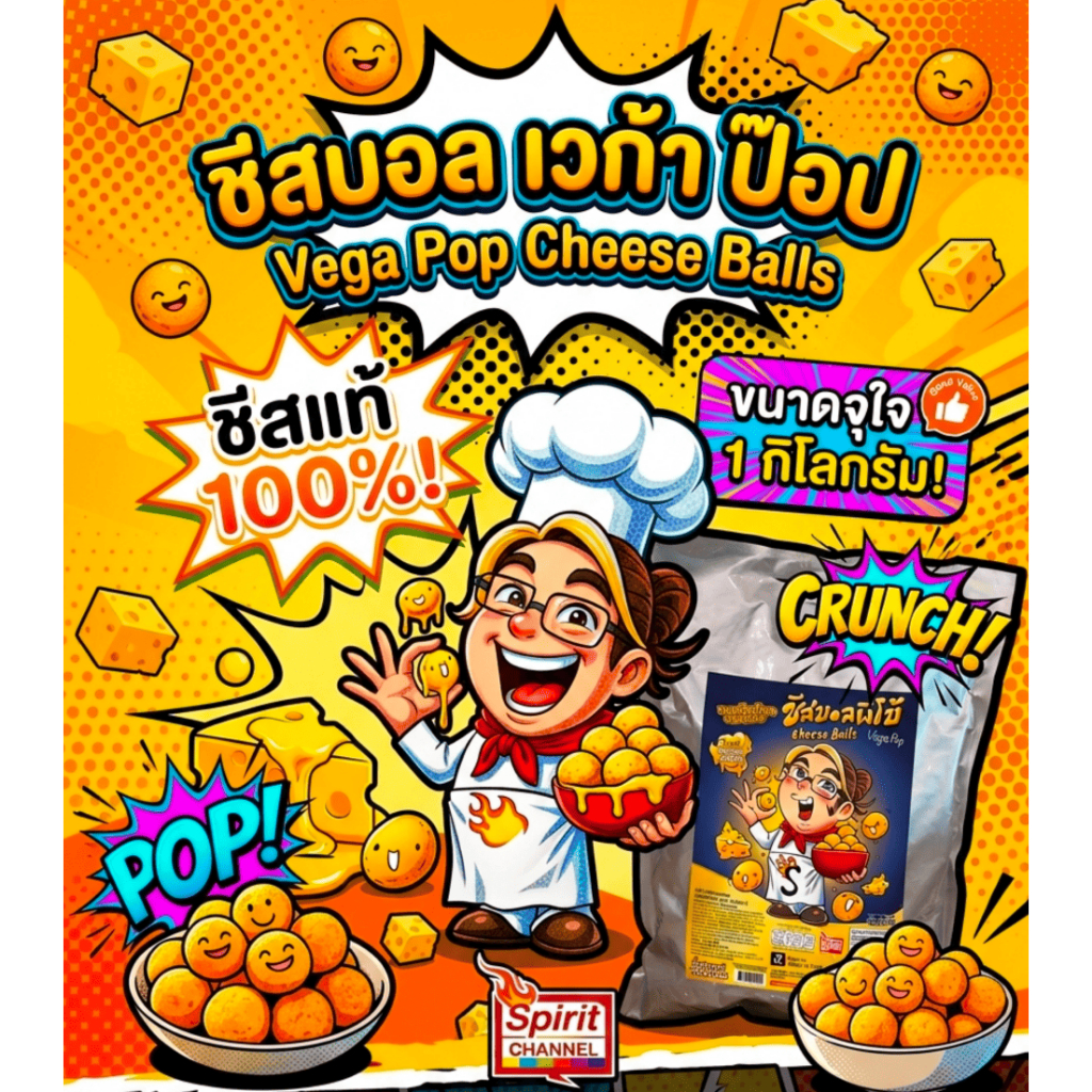 ชีสบอลพี่โบ้ Cheese Balls