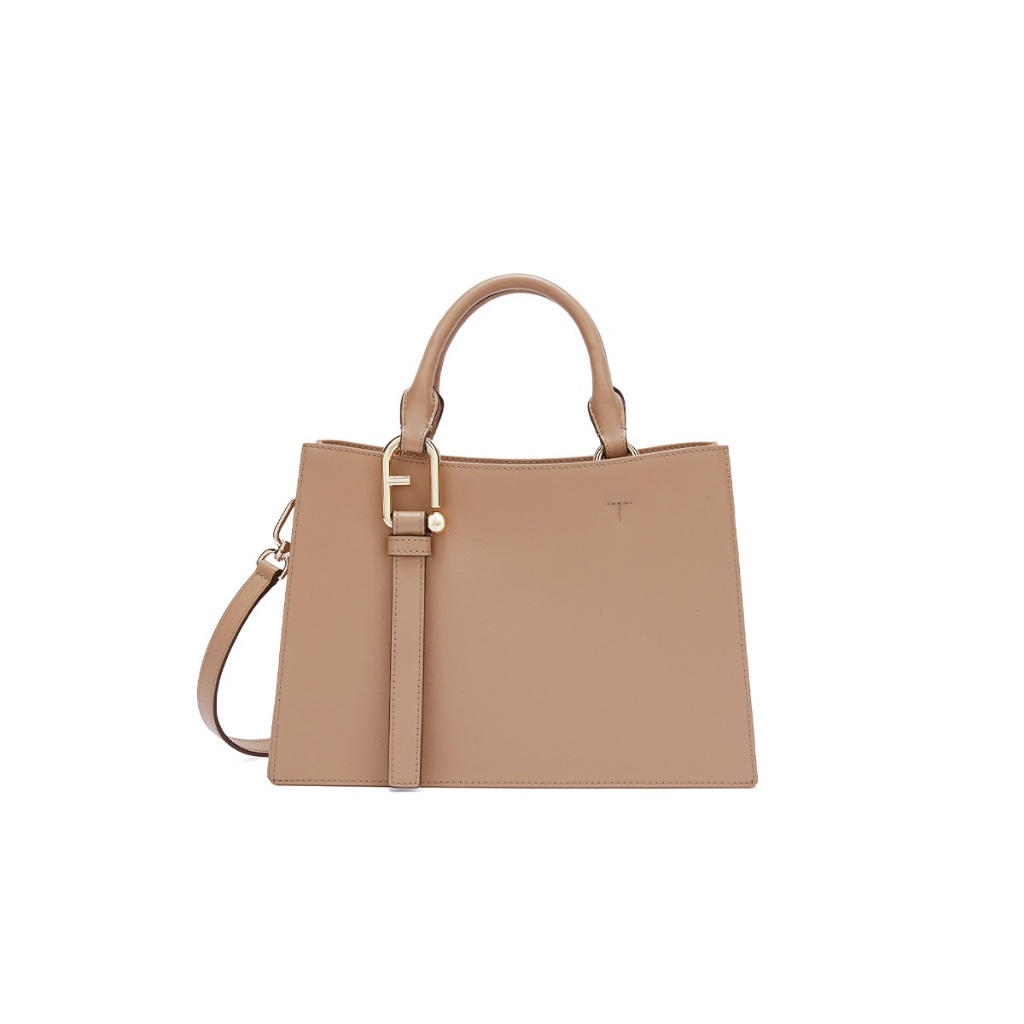 Furla รุ่น Nuvola M Tote กระเป๋าสะพายผู้หญิง WB01336BX2045 สี GREIGE ขนาด 28X19.5X9.5 cm