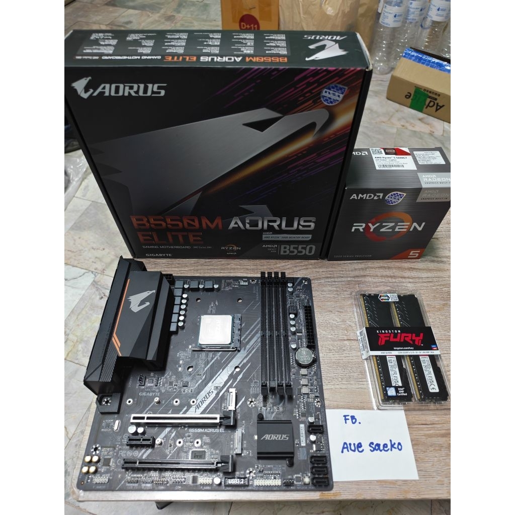 Amd R5 5600GT/MB Aorus Elite B550/Kingston DDR 4 32GB bus 3200