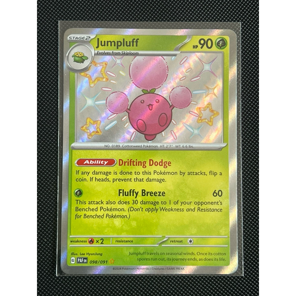 Pokemon card EN Jumpluff-Shiny (PAF)