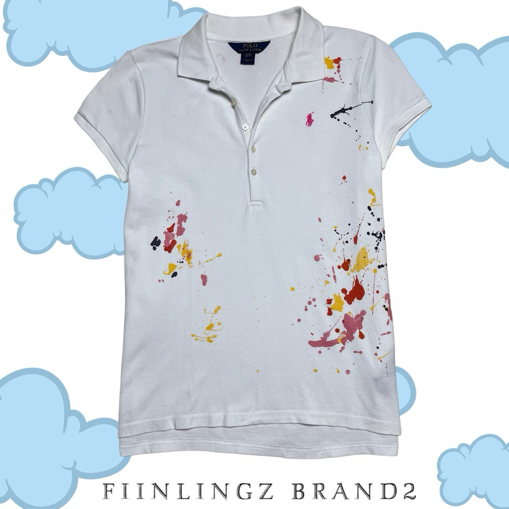 POLO RALPH LAUREN เสื้อคอปกผู้หญิง แบรนด์เนม ของแท้💯%