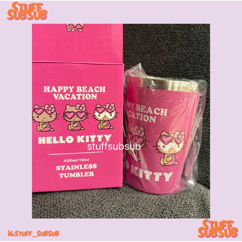 พร้อมส่ง/ของแท้ แก้ว 2 way Hello Kitty และลายอื่นๆ🌸🍀💕