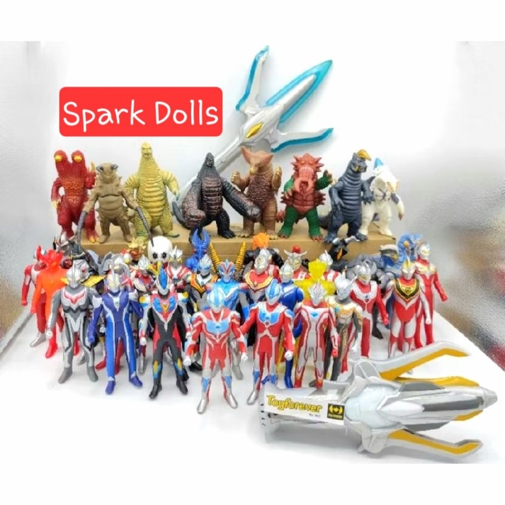 100แบบ!! Ginga Spark Dolls สปาร์คดอล อุลตร้าแมนกิงกะ แท้!! Ultraman Ginga