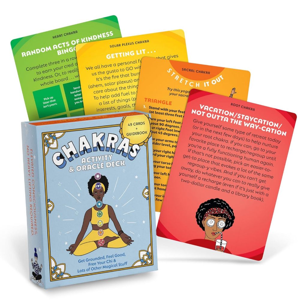 ✨พร้อมส่งแท้💯Chakras Activity & Oracle Deck: 50 Oracle Cards With Guidebook 🔮ไพ่ออราเคิล