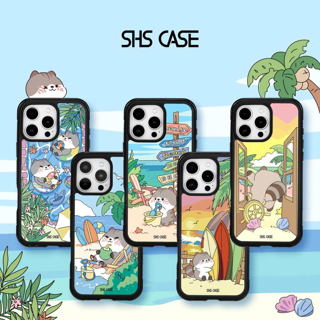 SHS เคส Magsafe เคสไอโฟน จะไม่เปลี่ยนเป็นสีเหลือง ออกแบบต้นฉบับ สำหรับไอโฟน 17 Pro Max/17 Pro/17/16/