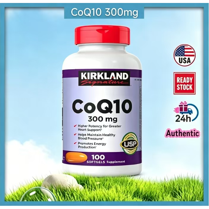 Kirkland คิวเอนไซม์คิวเท็น 300 มิลลิกรัม แคปซูล 100 เม็ด