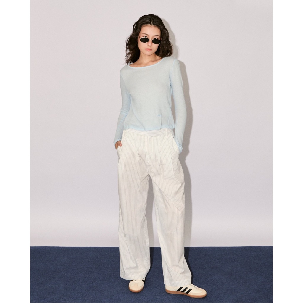 AMR DE SAISON ( AIMER ) - Double Pleated Trousers กางเกงขายาว