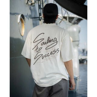 Sailing to Success - เสื้อยืดทรง OVERSIZE เสื้อโอเวอร์ไซส์ ผู้ชาย ผู้หญิง