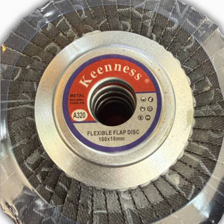 ผ้าทรายเรียงซ้อนหลังอ่อน 4 นิ้ว Flexible Flap Disc ขัดเรียบ เนียน ไม่กินเนื้อชิ้นงาน พร้อมส่ง