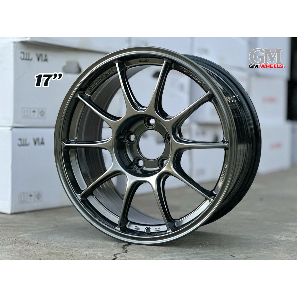 ล้อแม็ก TC105x 17x8.5 ET35 5/113-114 สี HyperBlack 1 วง