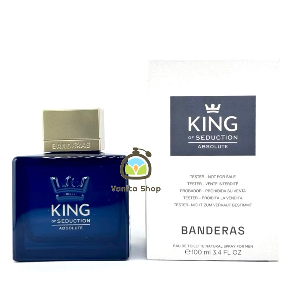 น้ำหอม แท้ King of Seduction Absolute Antonio Banderas for men 100ml กล่องTester
