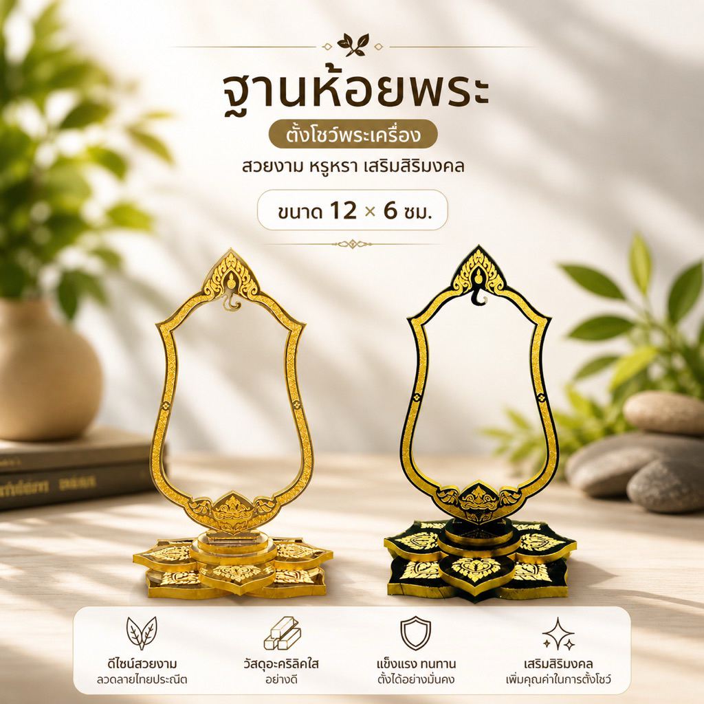ฐานห้อยพระ,ซุ้มห้อยพระอะคริลิค