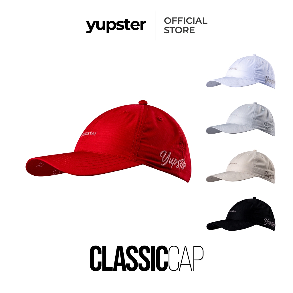 YUPSTER หมวก รุ่น Classic Cap - ปีกหมวก 8 cm  เหมาะสำหรับทุกกิจกรรม แฟชั่น กีฬา กันแดด