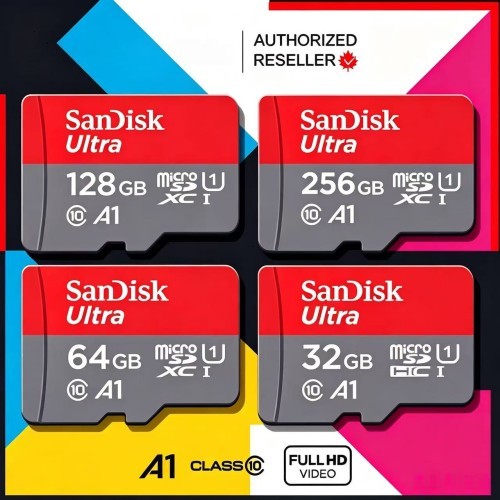 SanDisk Ultra TF Card microSDXC C10 U1 150MB/s การ์ดเอสดี คุณภาพสูง ทนทาน รองรับบันทึกวิดีโอ Full HD 4K ใช้งานได้ทุกอุปก