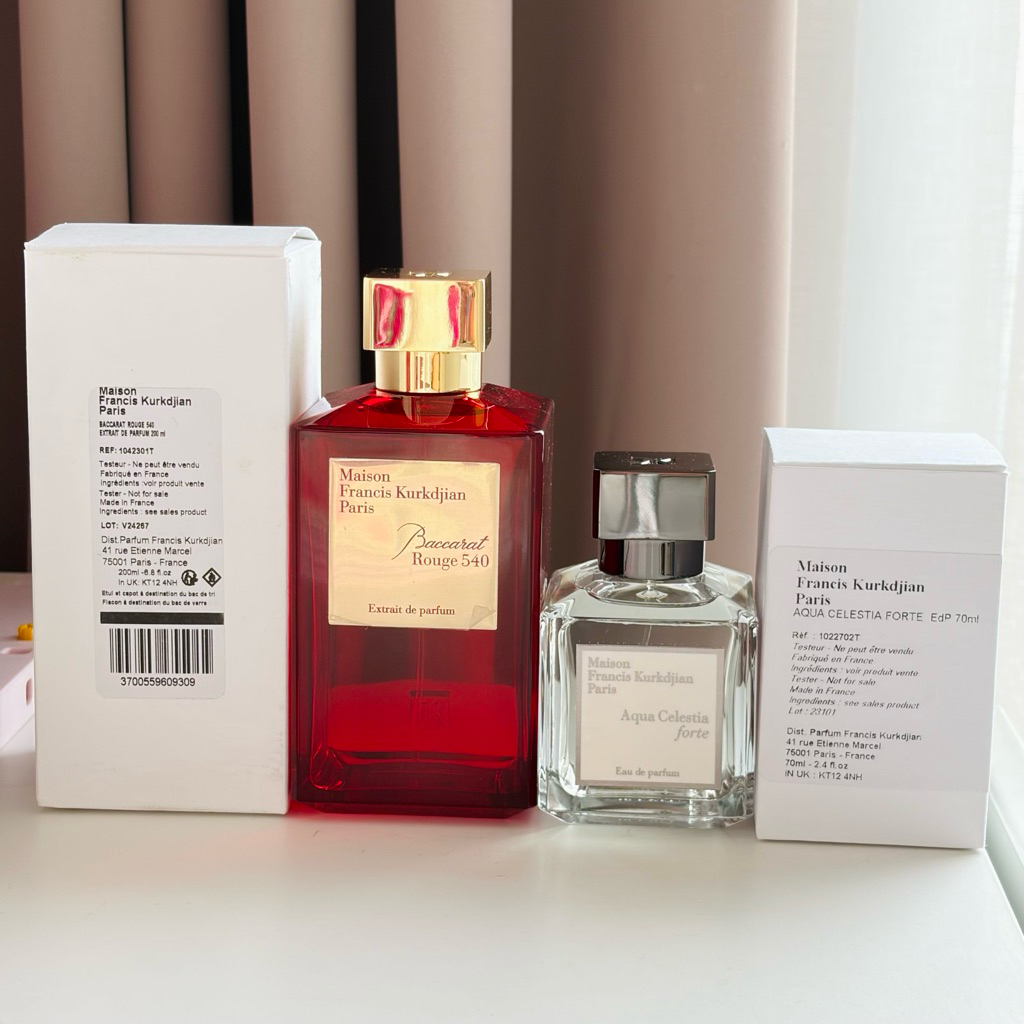 น้ำหอม MFK BR540 EXTRAIT, AQUA CELESTIA FORTE ✅Tester