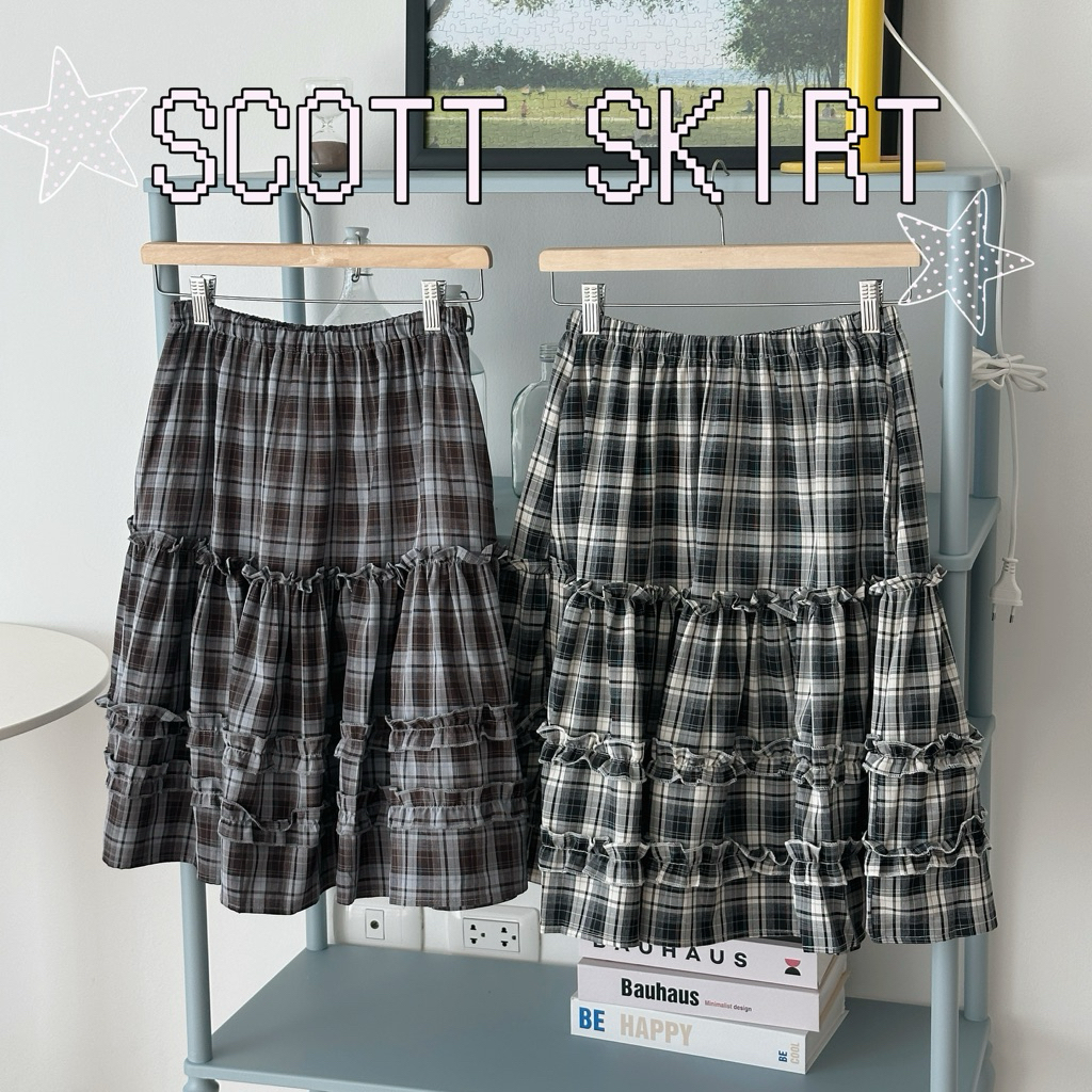 กระโปรงลายสก็อต - Scott Skirt