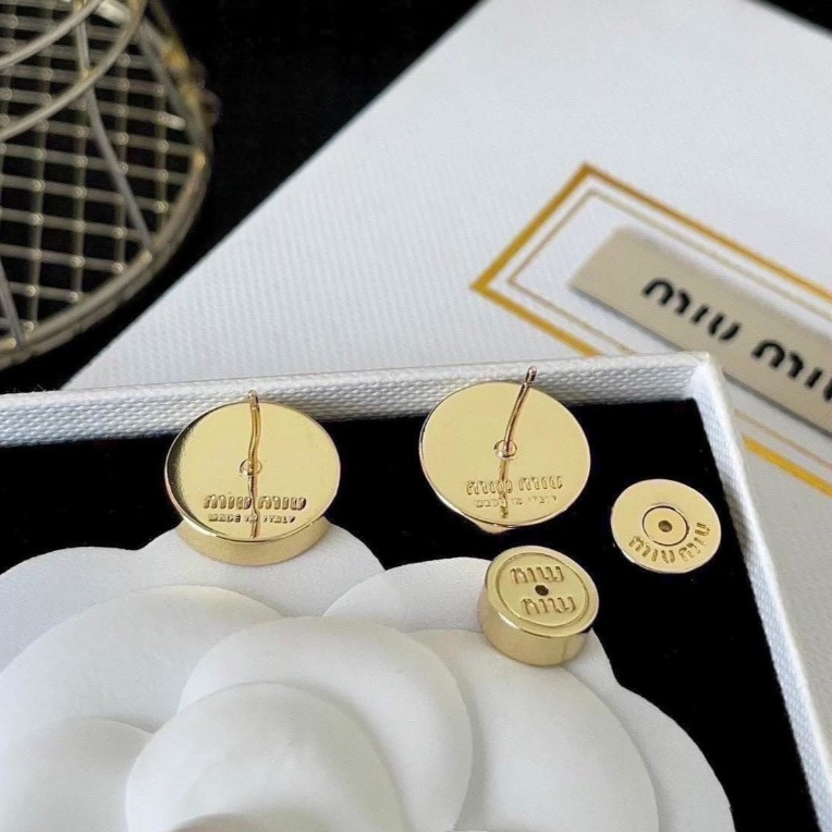(M01) ต่างหู M Enameled คอลขายดี งานสวย ลัคชูสุดๆ รูปที่ 3