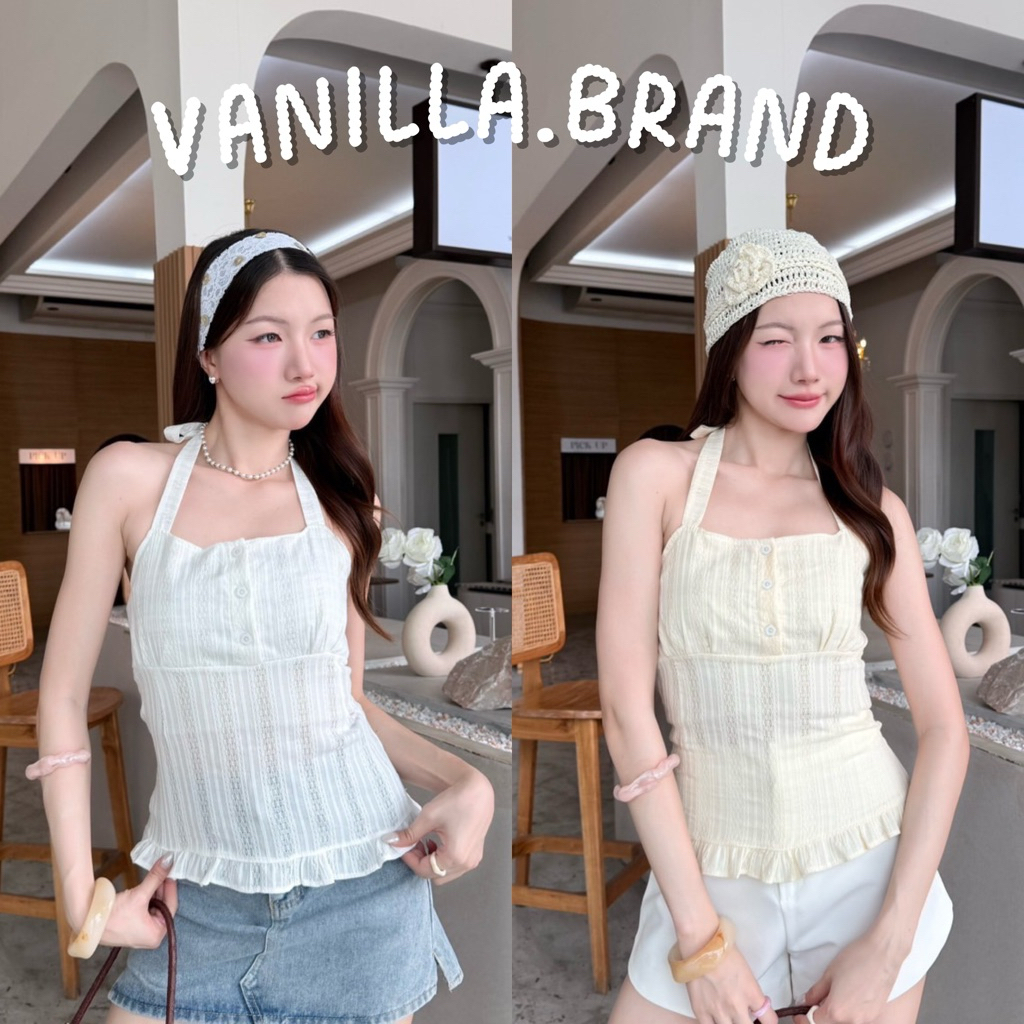เสื้อคล้องคอ กระดุมหน้า -ttm / VB0150