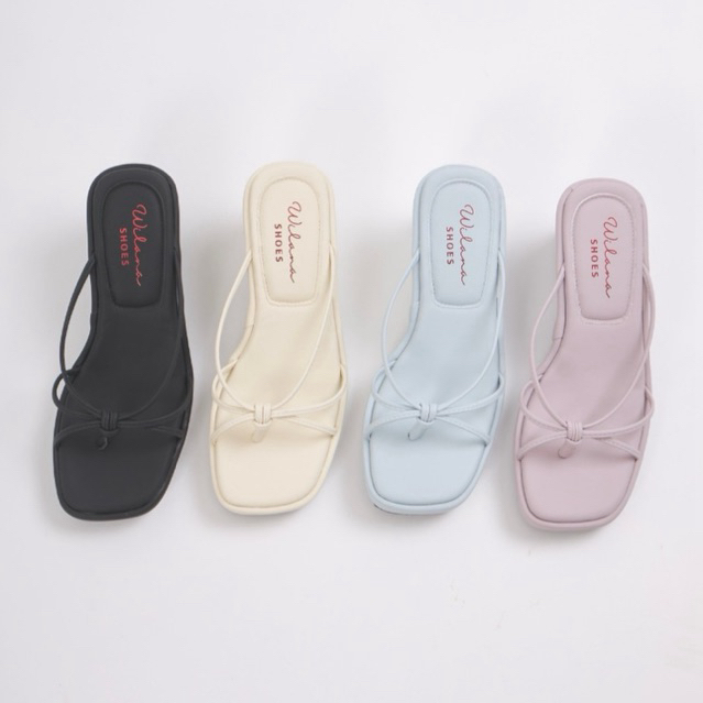 wilana shoes รองเท้าส้นตึก รุ่น FM-2