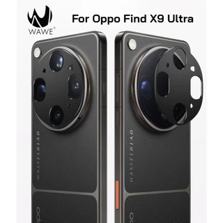 [ส่งจากกทม.] กันรอยเลนส์กล้อง Oppo Find X9 Ultra วัสดุแผ่นอลูมิเนียมขอบดำและขอบแดง ปกป้องกล้องตัวเทพ