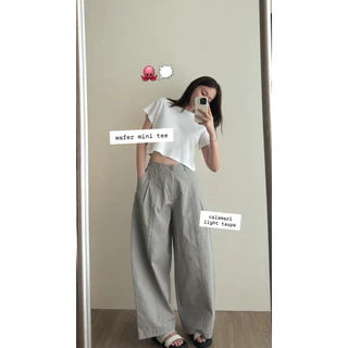 FADTHINGS : Calamari cotton barrel pants 🐙🗯️
