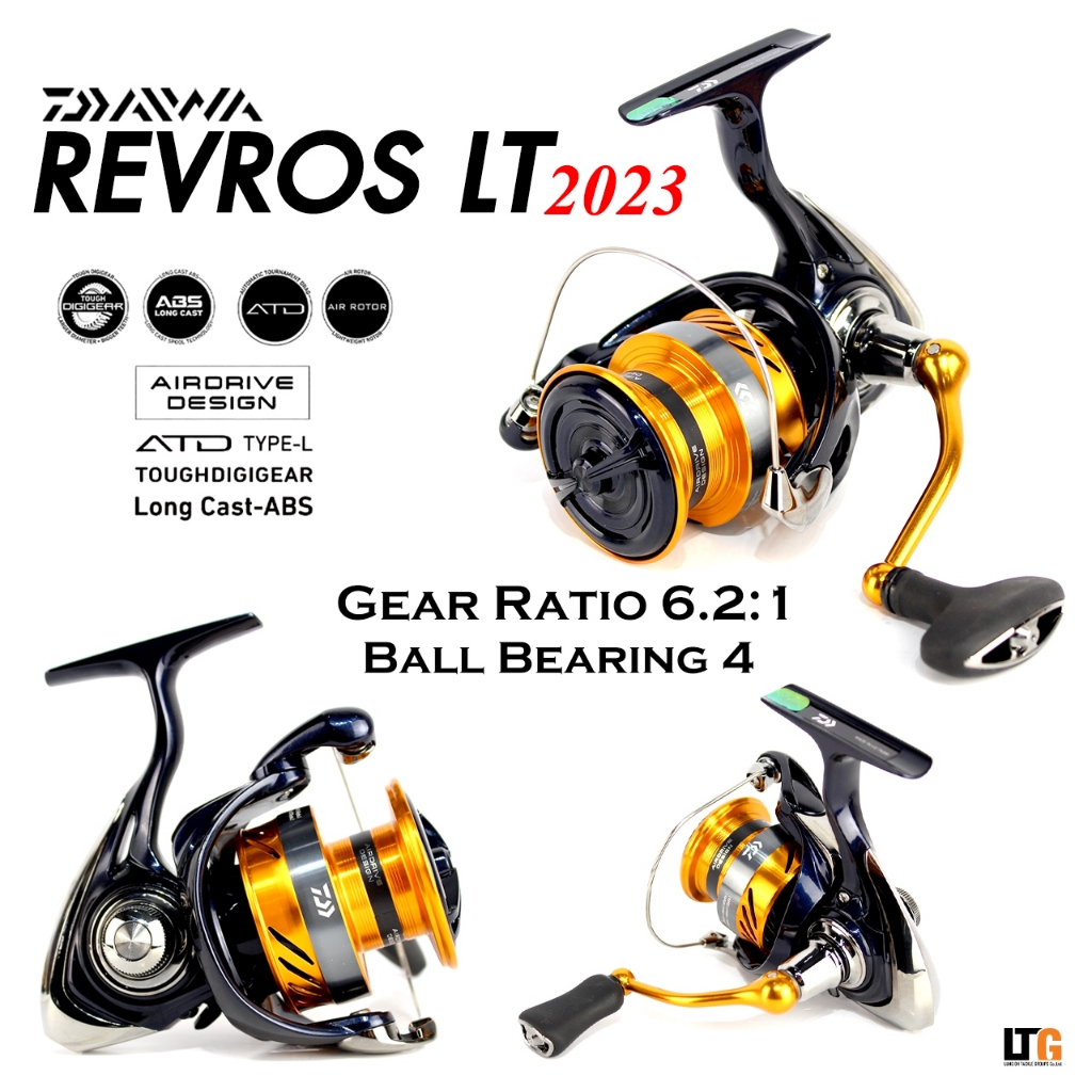 ✨ รอกตกปลา รอก Daiwa Revros LT ปี 2023 (กล่องเทา)