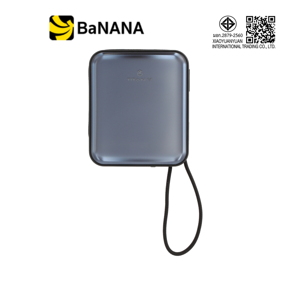 พาวเวอร์แบงค์ TITANV CubeMag 10000 mAh with built-in Qi2.2 25W Black (CCC) by Banana IT