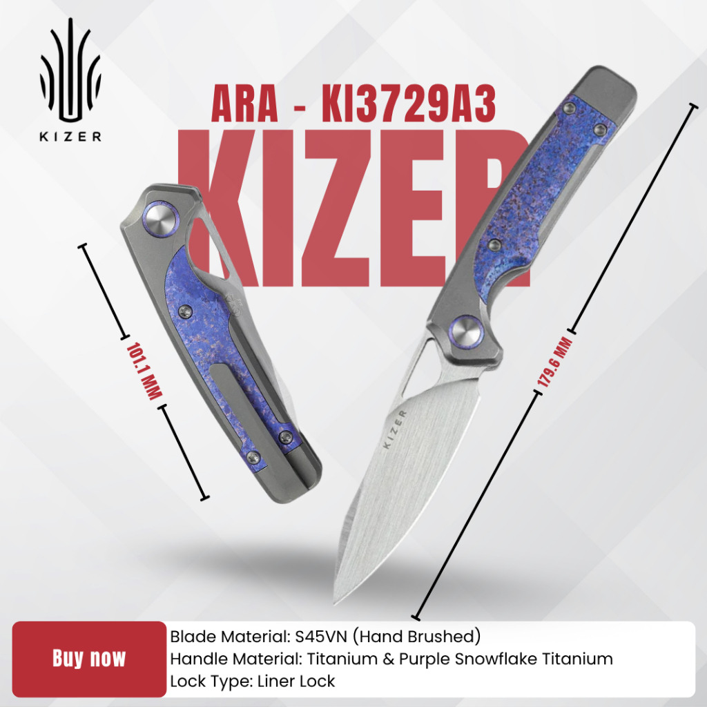 มีดพับ Kizer ARA KI3729A3 ส่งไว/ของแท้100%