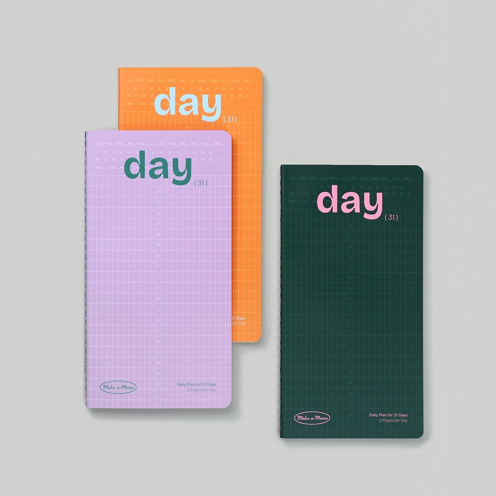 Make A Memo Leaf Note: DAY สมุดบันทึกรายวัน ลิขสิทธิ์แท้ Paperian (undated)