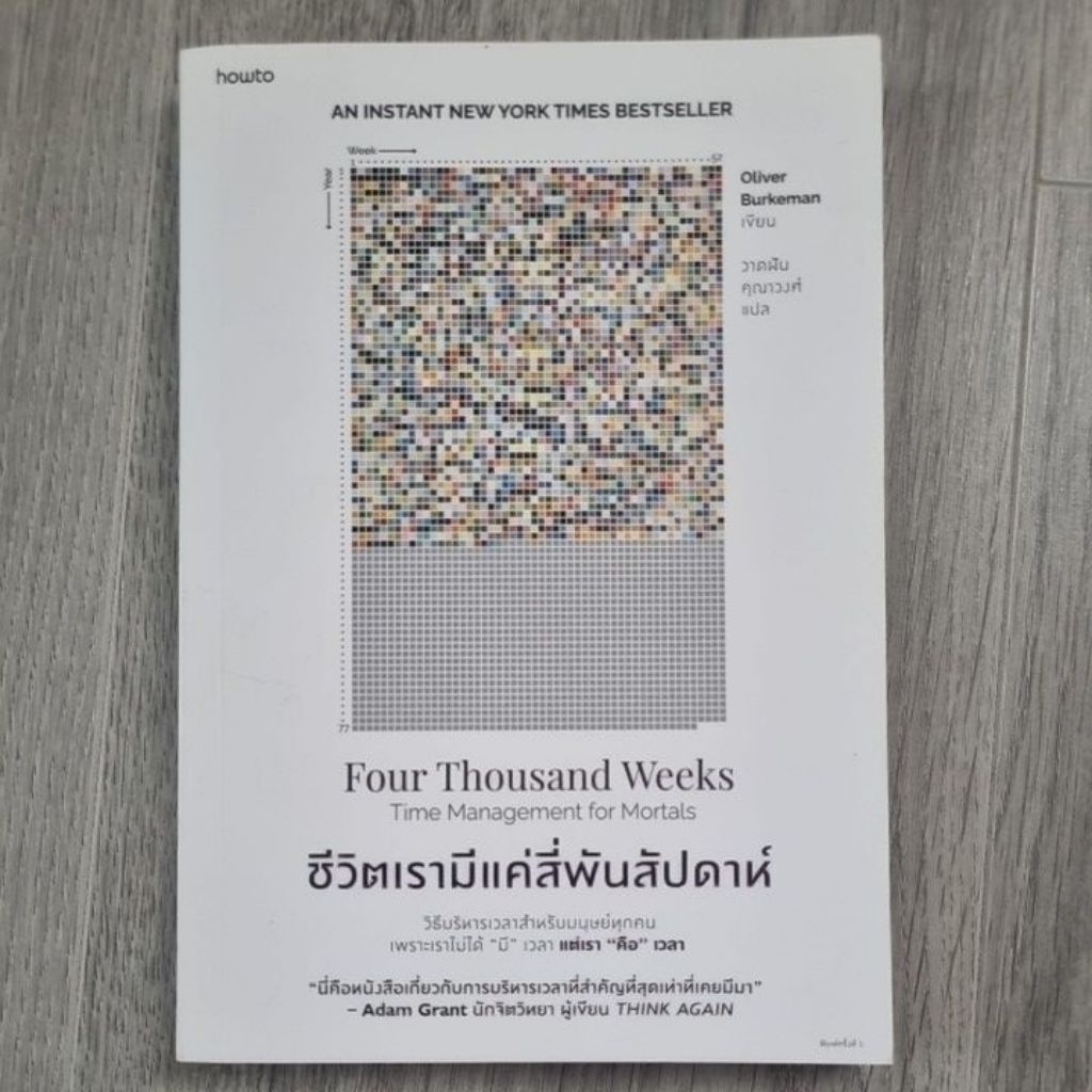 Four Thousand Weeks: ชีวิตเรามีแค่สี่พันสัปดาห์