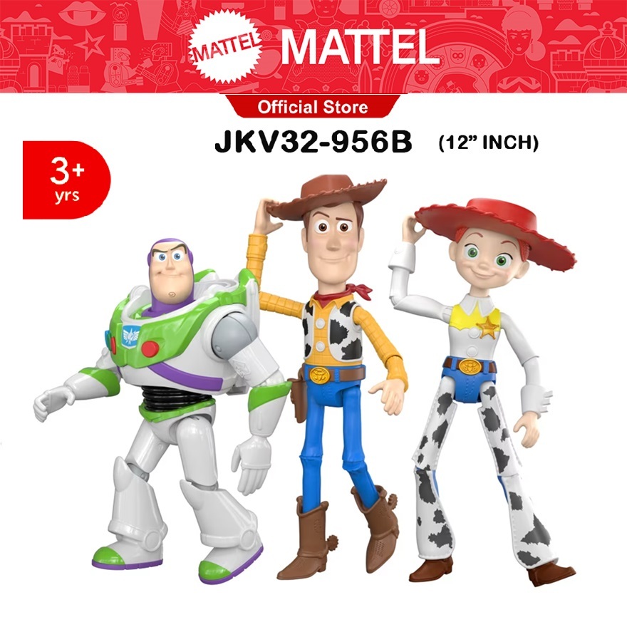 [1ชิ้น] Toy Story 12" Basic Asst. ฟิกเกอร์ ทอยสตอรี่ ขนาด 12 นิ้ว รุ่นมาตรฐาน คละแบบ JKV32 956B
