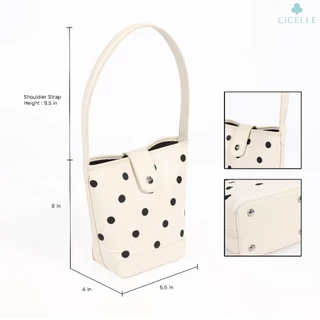 CICELLE (ซี-เซล) รุ่น C1679 Polka Dots Bucket Bag CICELLE