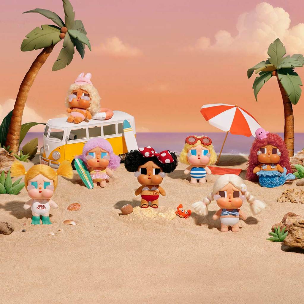 (พร้อมส่ง) CRYBABY Vacation Mode On Series เช็คการ์ด (พวงกุญแจห้อยกระเป๋า)