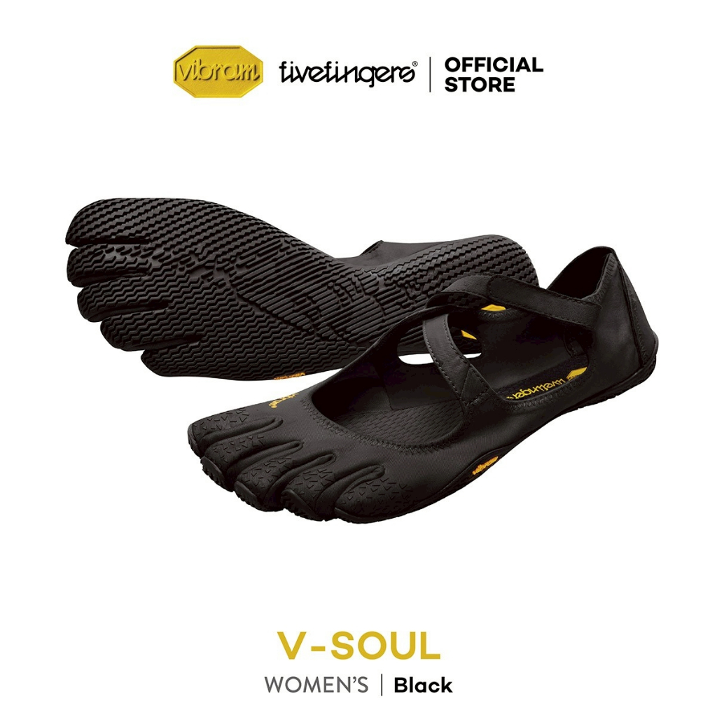 Vibram FiveFingers รุ่น V-Soul รองเท้าพิลาทิส/โยคะ รองเท้าเทรนนิ่ง รุ่นผู้หญิง สี Black