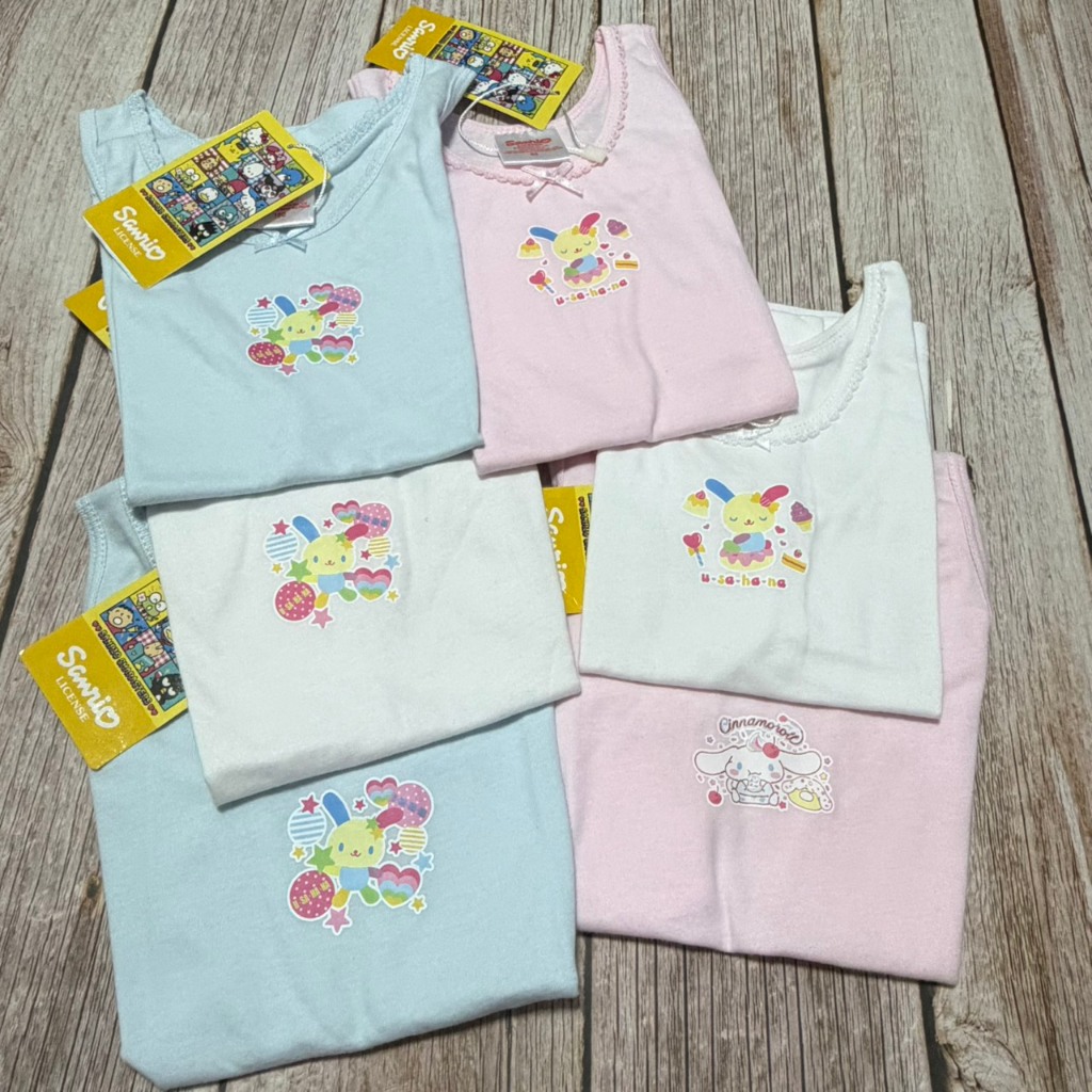 Sanrio [06/07] เด็กเล็ก เสื้อกล้าม ส่วนสูง ไซด์ 90/95/100 ของใหม่ แท้ ป้ายเซนทรัล พร้อมส่ง