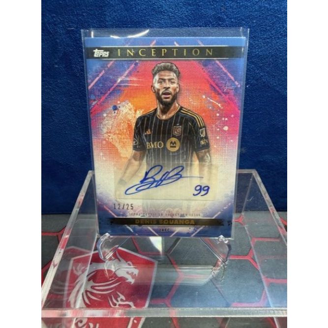 2025 Topps Inception Denis Bouanga AUTO 12/25 LAFC MLS Auto On Card