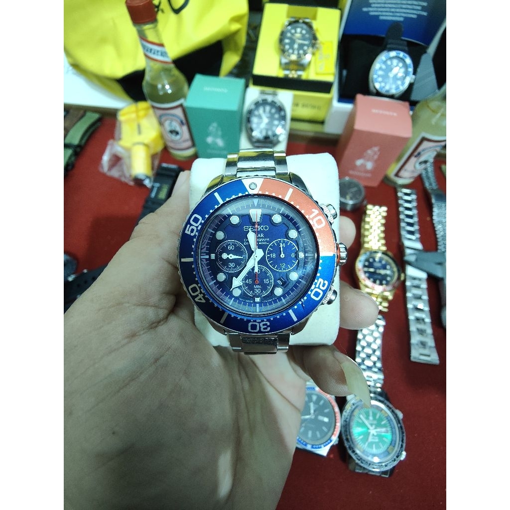 นาฬิกามือสอง Seiko Prospex Solar Chronograph Diver's 200M