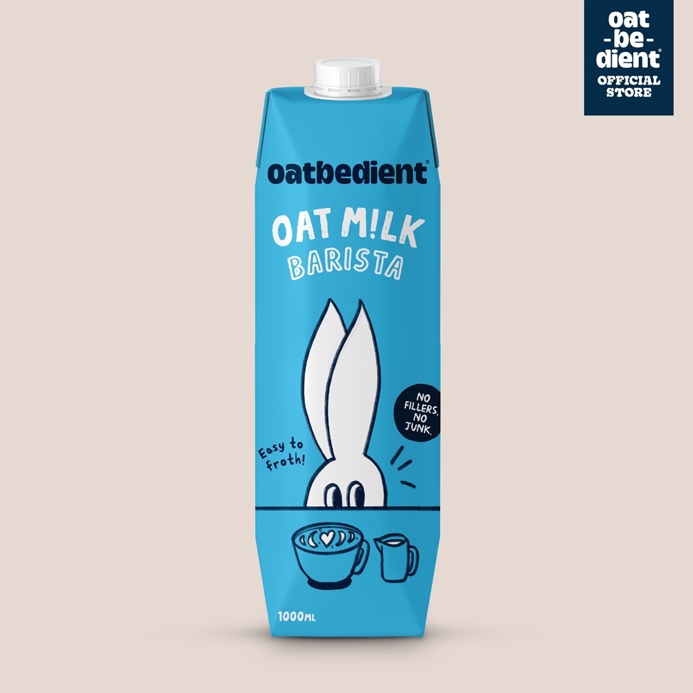 [*งดจำหน่าย* สินค้าสำหรับแถมเท่านั้น] OATBEDIENT นมโอ๊ต โอทบีเดียนท์ สูตรบาริสต้า ขนาด 1 ลิตร