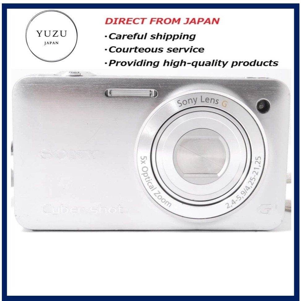 Pre-owned Product Sony Cyber-shot DSC-WX5 Digital Camera - Silver | 12.2MP Exmor R CMOS, 5x Optical 