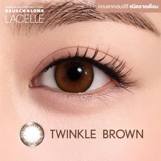 Bausch & Lomb LACELLE Grace Twinkle Brown รายเดือน คอนแทคเลนส์สี บลอช แอนด์ ลอมบ์ รุ่น 2 ชิ้น/กล่อง