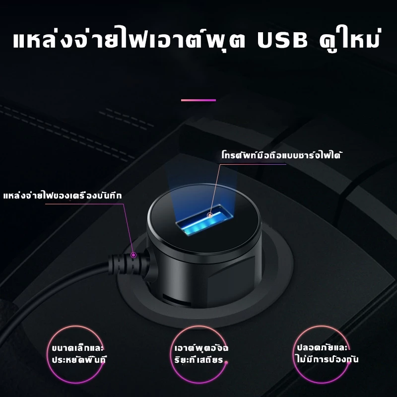 ⭐ภาพที่ชัดเจน⭐ กล้องติดรถยนต์ กล้องหน้ารถ4K Dash Cam Full HD 1080P 3กล้อง หน้า/หลัง เชื่อมต่อWiFi กล้องรถยนต์ thumbnail 7