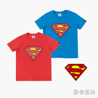 DOSH BOY'S T-SHIRTS SUPERMAN เสื้อยืดคอกลมเด็กชาย 2สี (แดง-ฟ้า) FSBT5030 (4-12)
